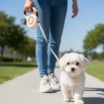 Laisse Enrouleur Chien - Liberté Contrôlée pour Balades Quotidiennes - Mon Empire Canin